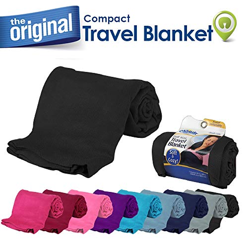 Cloudz Compact Travel Blanket - Black