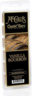 McCall’s Candles | Vanilla Bourbon | Scented Wax Melt | Warm Vanilla Bean, Aged Bourbon & Sweet Oak | 6-Piece Break-Apart Bar | 12–24 Hours Per Wedge | Poured in The USA | 5.5 oz