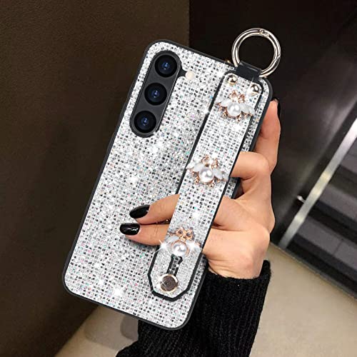 Coque de protection de luxe Samsung S24 Plus robuste avec finitions scintillantes