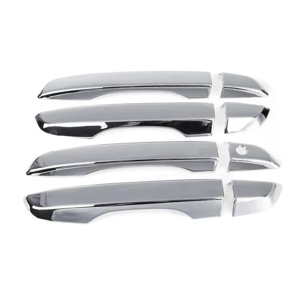 Mhtgd Rhd Silver No Smart Abs Plastic Lhd Rhd Sticker Exterior Door Handle Moulding Cover Trim Keyless Entry Decoration For Civic 10Th Gen 2016-2021