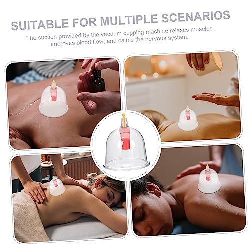 Tazas de ventosa transparentes para terapia de ventosas Didiseaon, accesorio para uso doméstico y salones de belleza, alivio del dolor miniatura 7