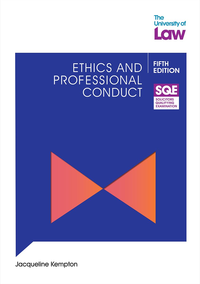 SQE Ethics and Professional Conduct 5e by Jacqui Kempton (Paperback Book)