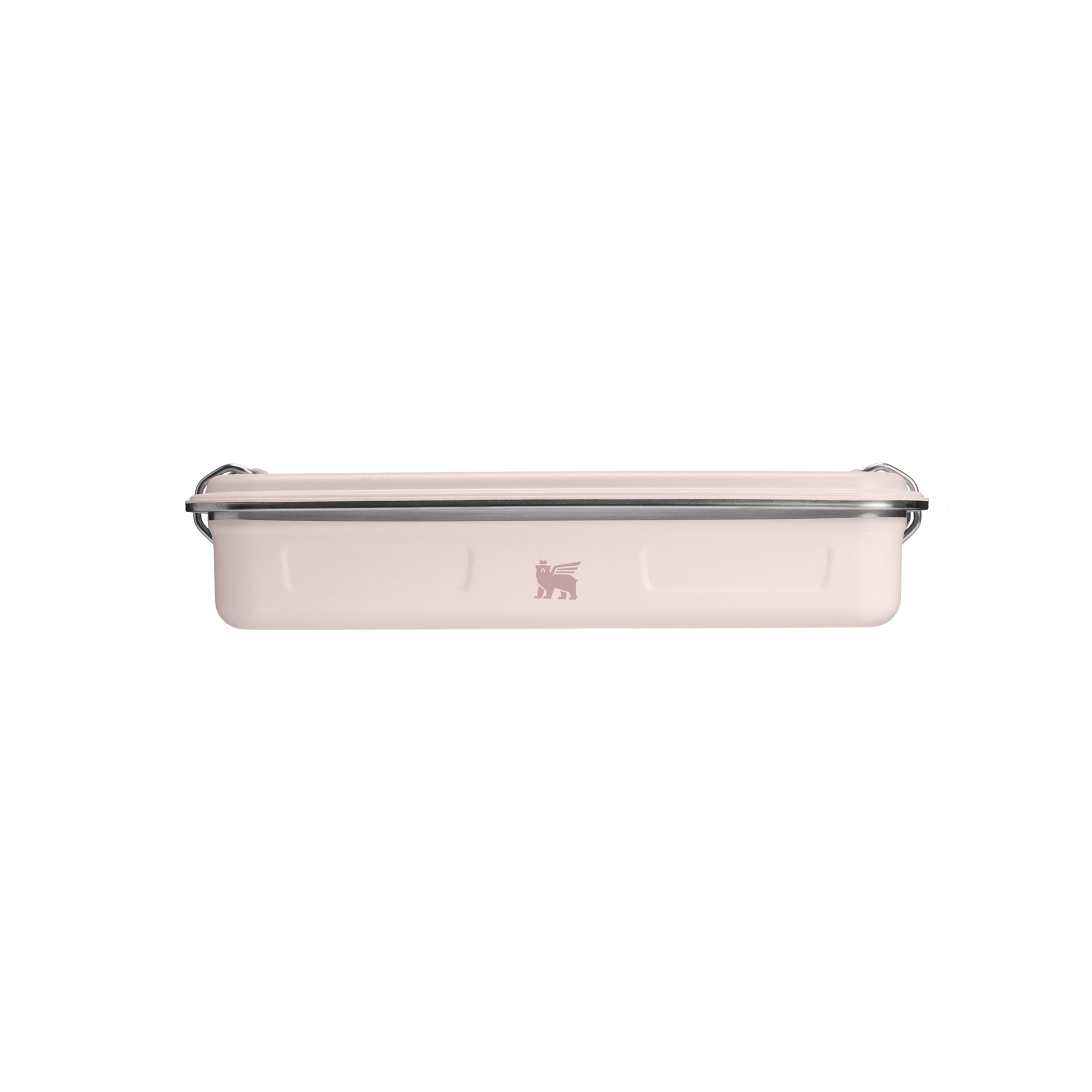 STANLEY The Useful Classic Box 1.2L - Apta Para Lavavajillas - Fiambrera de acero inoxidable - Fiambrera apilable - Sin BPA - Cierre seguro - Rose Quartz