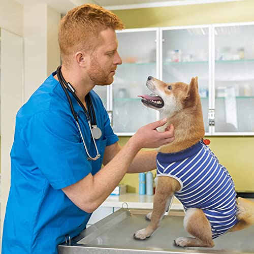 Erholungsanzug für Hunde,Chirurgische Genesungsanzug für Hunde Katzen nach der Operation,Kegel E-Halsband Alternative,Postoperative Bauchwunden Beschützer,Verhindern Lecken für Hündin Rüde Haustiere