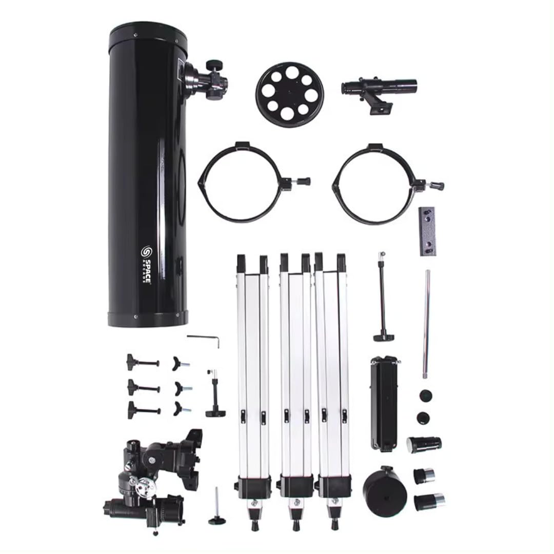 Space Arcade Space Voyage 130EQ Newtonian Telescope for Deep Sky Objects Galaxies Nebula, Planets, Moon and Astrophotography with Smartphone Adapter and Moon Filter - Image 7 thumbnail