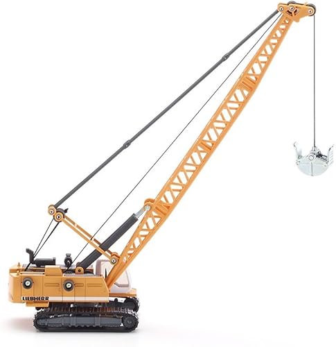 Miniatura 4 de Siku 1891, Liebherr Excavadora de cable, 187, MetalPlástico, Amarillo, Scoop abre y cierra, incl. cabrestante de cable giratorio