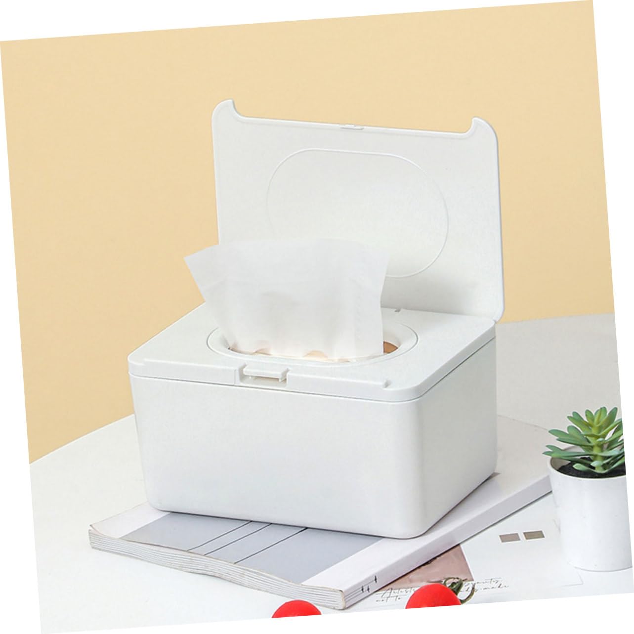 Mikinona 2 Contenitore Salviettine Umidificate Dispenser Portatile per Salviette Design e Pratico Facile e Riutilizzabile
