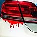 Roten Blut 3D FUN JDM DUB Car Decals Sticker Aufkleber Kontur Red Blood