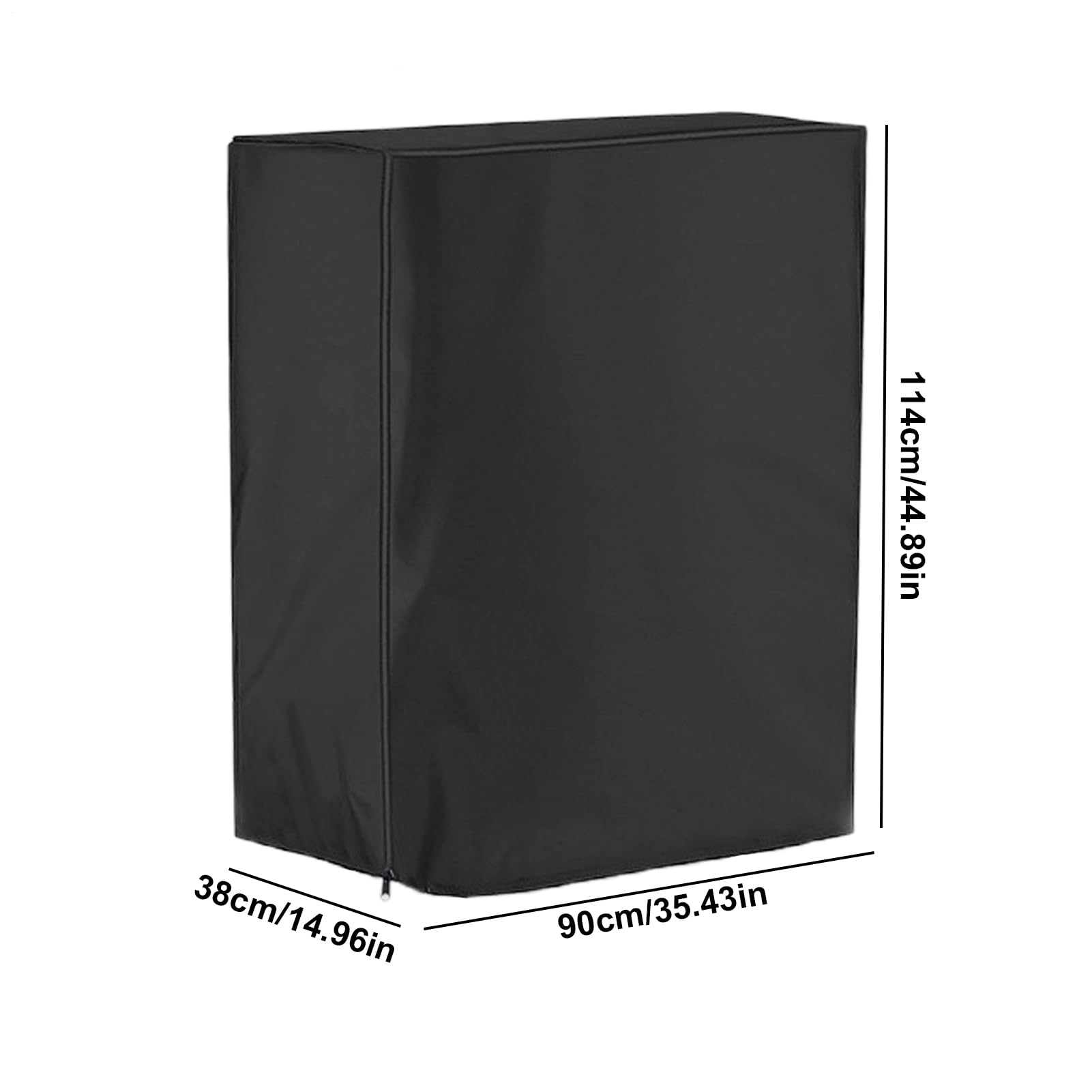 Housse De Protection pour Lit Pliant 90x38x114cm Housse De Rangement pour Lit Pliant Tissu Oxford Noir Épais Et Résistant Aux Déchirures avec Fermeture Éclair Imperméable pour Cour Lit