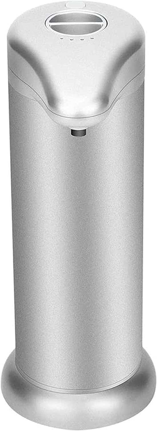 Dispensador automático de jabón, dispensador de jabón líquido manos libres sin contacto para cocina y baño, acero inoxidable, diseño moderno, fácil de rellenar