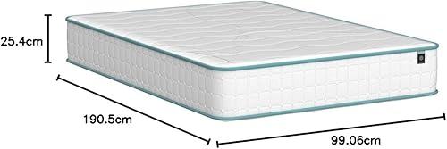 Miniatura 56 de Zinus Colchón de resorte superior apretado de 10 pulgadas, tamaño matrimonial, colchón de resortes interiores, certificado CertiPUR-US, colchón en