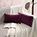 J Yunq 30x50cm Funda de cojín,Terciopelo Suave Funda de Almohada 2 Unidades de poliéster Funda de Almohada para sofá para decoración del hogar Sala de Estar Dormitorio sofá (Vino Tinto, 30x50 cm)