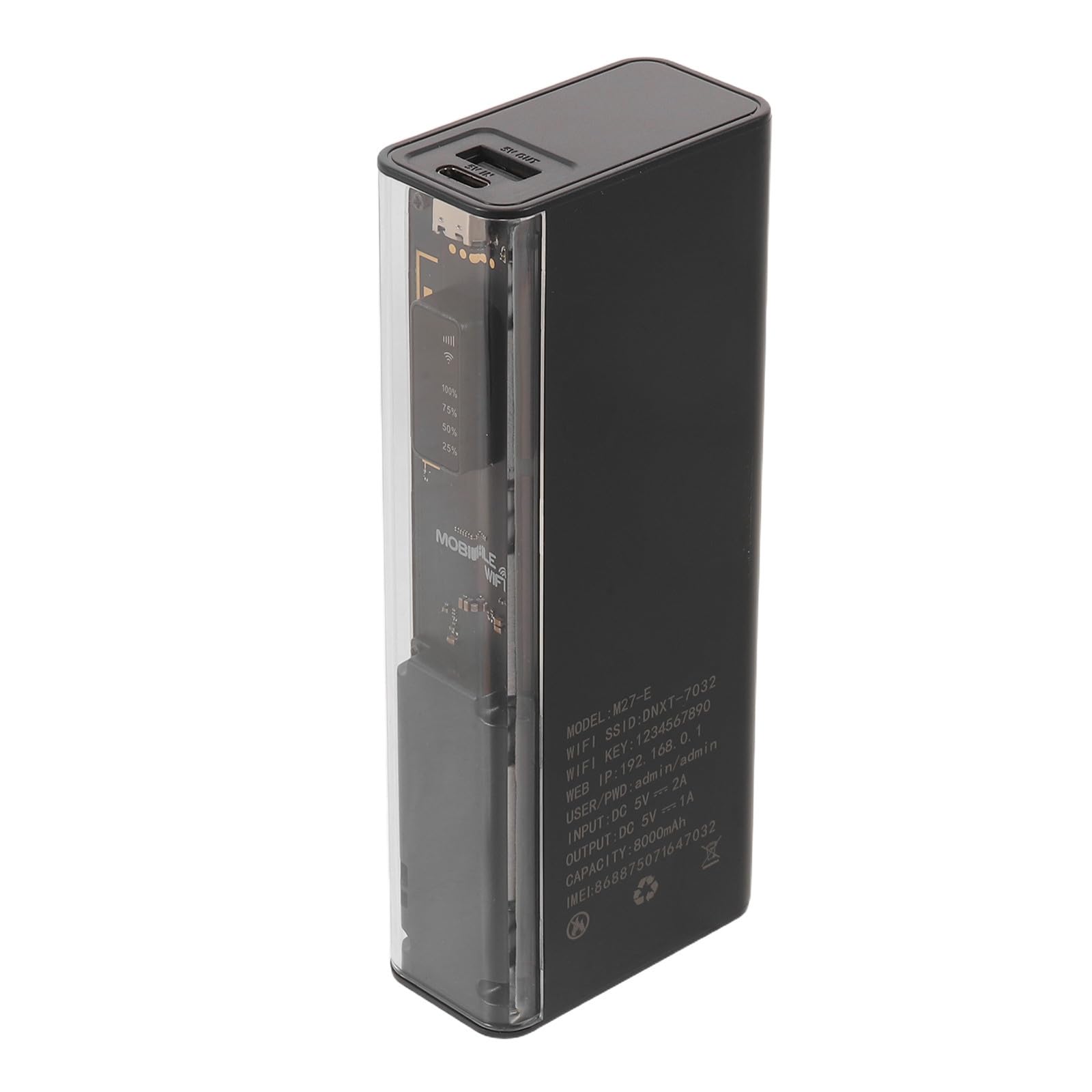 Routeur Wi-FI Portable 4G LTE Double Bande 8000mah pour Voyage