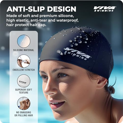 Image of Swimming Goggles Combo 614 & Swimming Cap with 2 Ear Plug, Nose Clip Swimming Kit