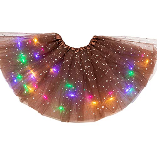  Storage Bag Jupe Tutu pour Filles LED Jupe en ...
