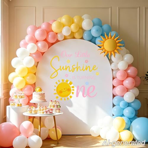 Adhesivo decorativo Our Little Sunshine cumpleaños niña miniatura 4