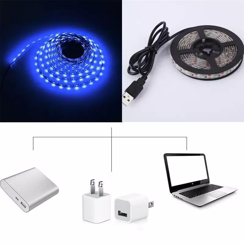 Cinta LED flexible 1m con luz blanca miniatura 7