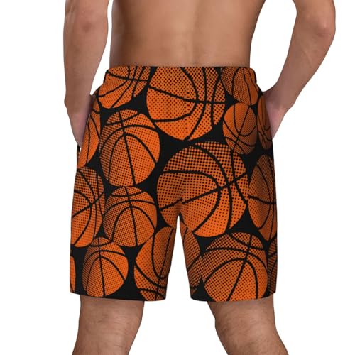 Mens Swim Trunks Short with Compression Liner 7 Inch Swimming Trunks Quick Dry3