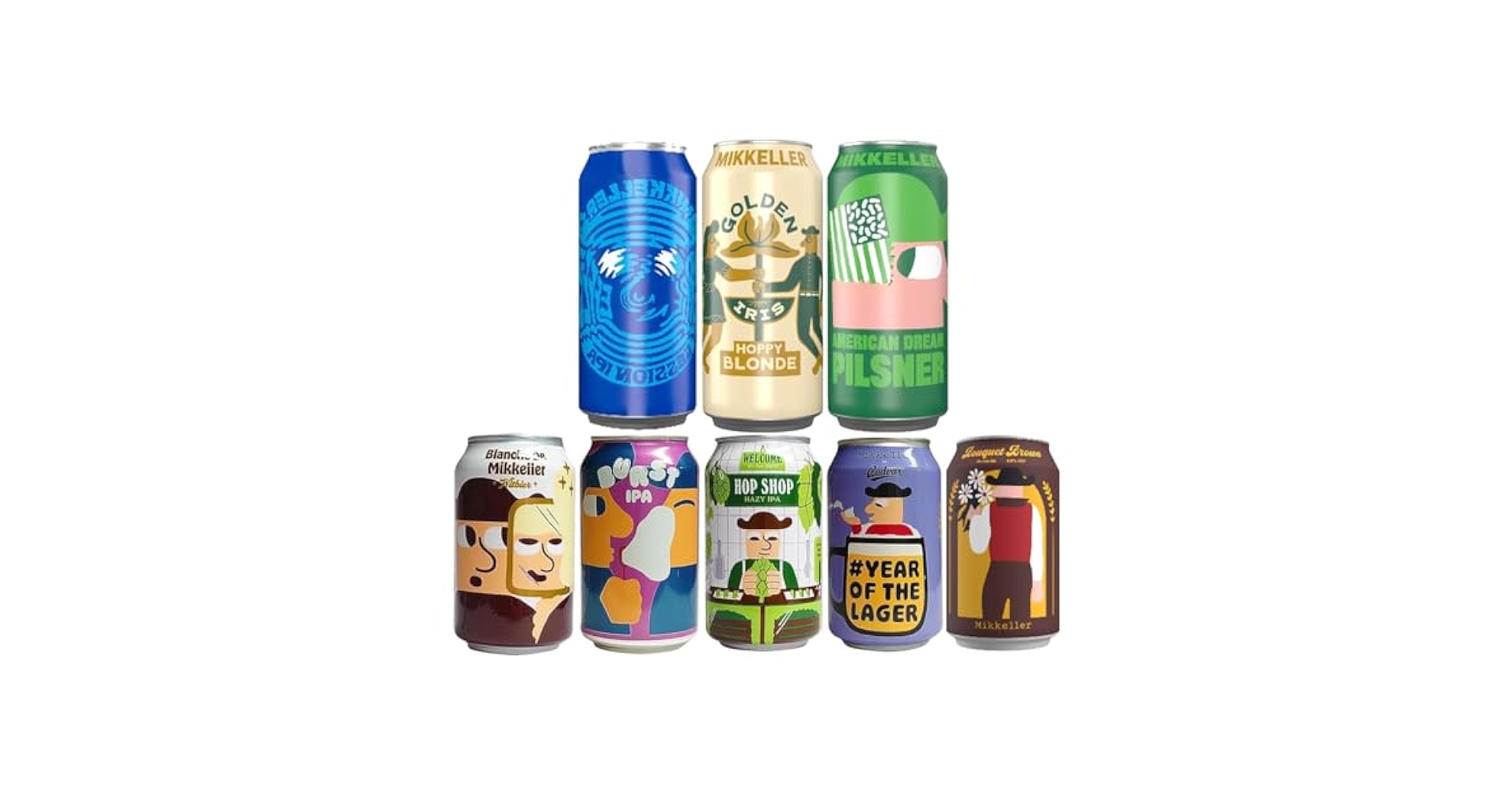 Amazon.co.jp: Mikkeller ミッケラー 飲み比べ8種8本セット ロゴ