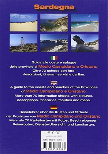 Sardegna. Coste e spiagge. Medio Campidano e Oristano. Ediz. italiana, inglese e tedesca