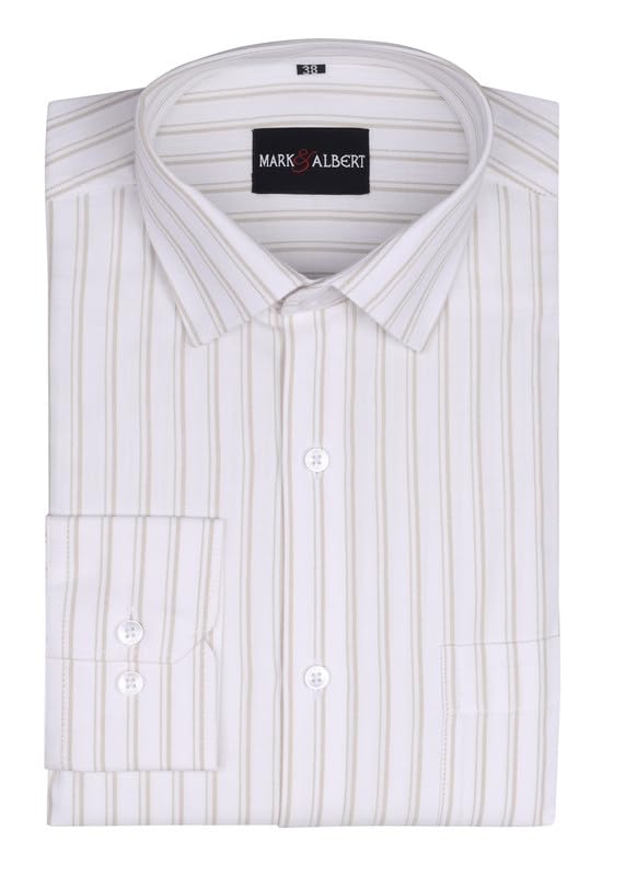 Image of Men's Striped Cotton Formal Shirt