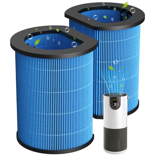 Image of AP-H400 Wick Replacement Filter Compatible with Homedics 2-in-1 Cool Mist Humidifier & Air Purifier, High Efficiency Filtration for Dust Pollen Calcium Magnesium Ions, 2 Pack
