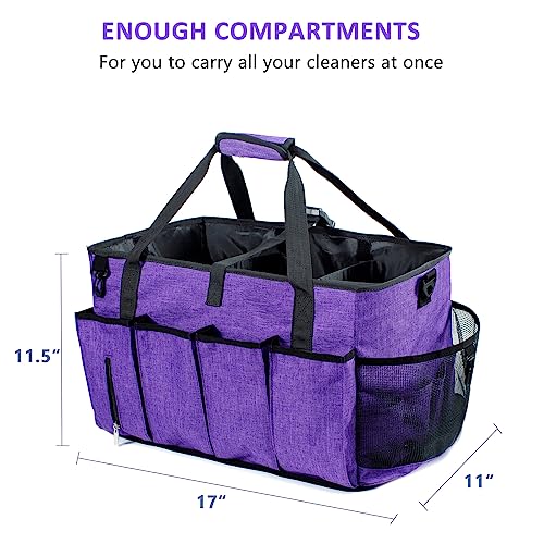 17" Cleaning Caddy for Cleaning Supplies, XL Cleaning Bag for Housekeepers - Image 5