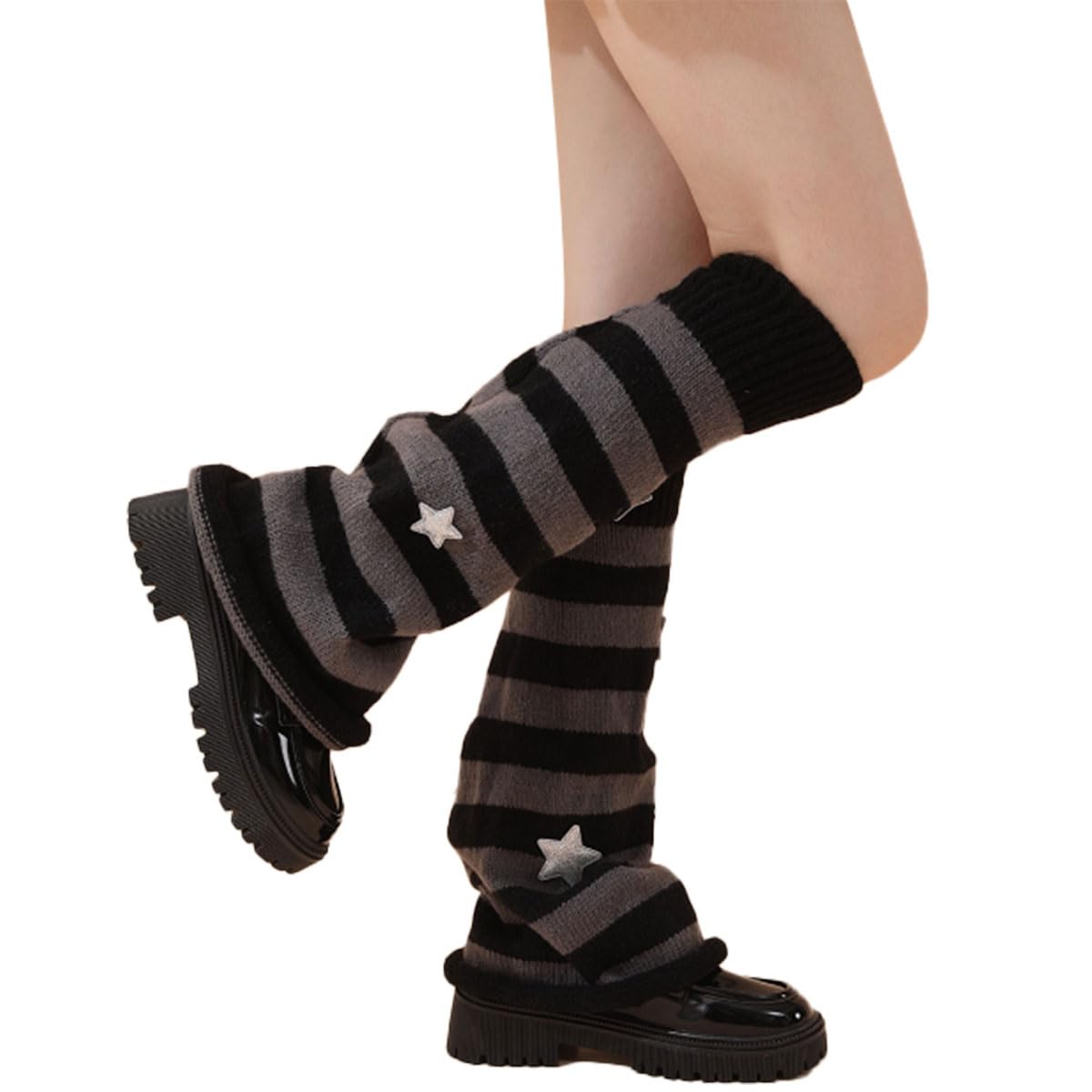 Ewanda store Kawaii Leg Warmers for Women,Cute Y2k Leg Warmers Baggy Leg Warmers Wide Legged Pile Socks for Women Girls