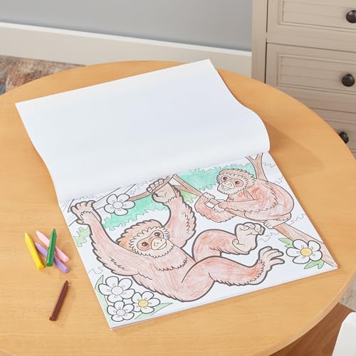 Melissa & Doug Jumbo 50-Page Kids' Coloring Pads 3-Pack - Animals, Vehicles, and Multi-Themed - FSC Certified - image 9