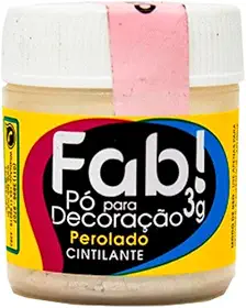 Pó para Decoração Perolado 3g Fab