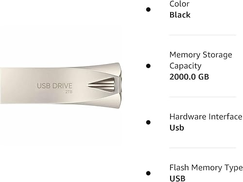 Miniatura 6 de Unidad flash USB, memoria de 2 TB, unidad de salto, almacenamiento externo para computadoras de escritorio y portátiles, 2000 GB