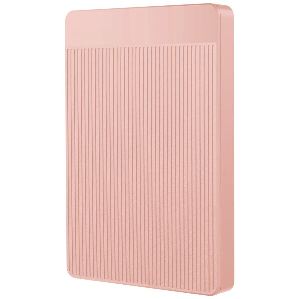 EGEN Hdd External Hard Drive 2tb / 1tb / 500gb / 320gb, Usb3.0 Portable External Storage Backup, Suitable for Pc Desktop, Macbook, Laptop, Ps4, Xbox, Smart Tv (250GB,pink)