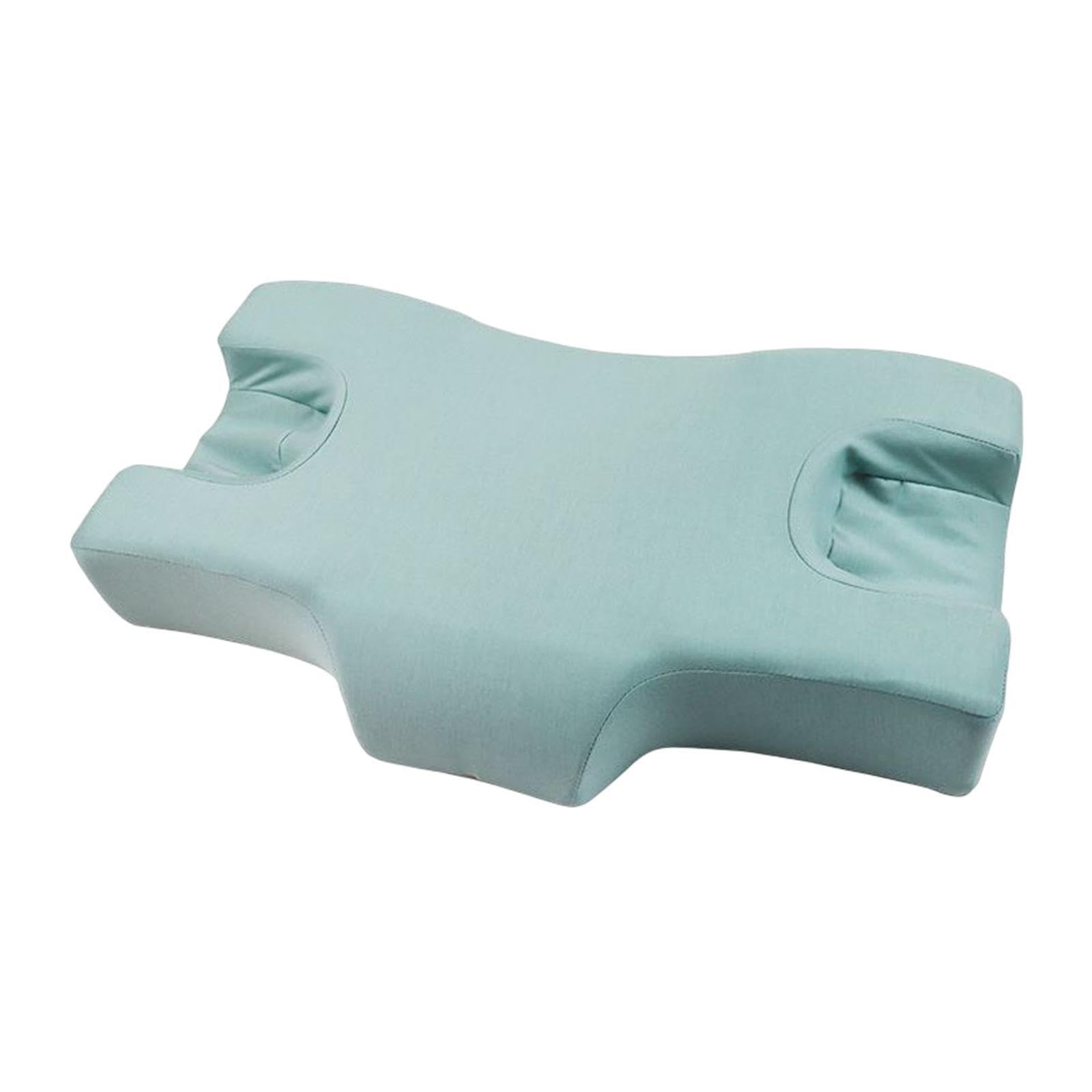 Quilstm Green Memory Foam Pillow Provides Luxurious Support And Enhances Alignment For Head Neck While Offering Comfortable Night Sleep Experience Memory Foam, 62X38x10cm