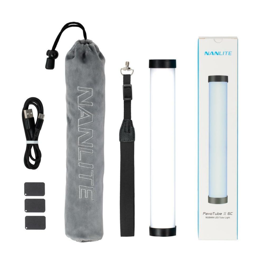 Amazon.com: Nanlite PavoTube II 6C Magentic RGB LED Tube Light (10