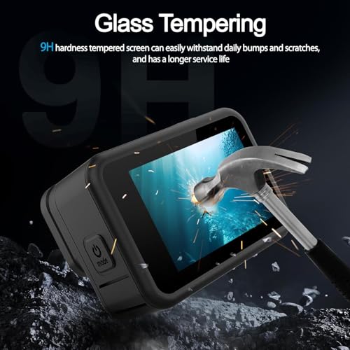 Image of VERTUS Premium Tempered Glass Screen Protector for GoPro Hero13 (Main Screen Protectors + Secondary Screen Protectors + Lens Protectors)