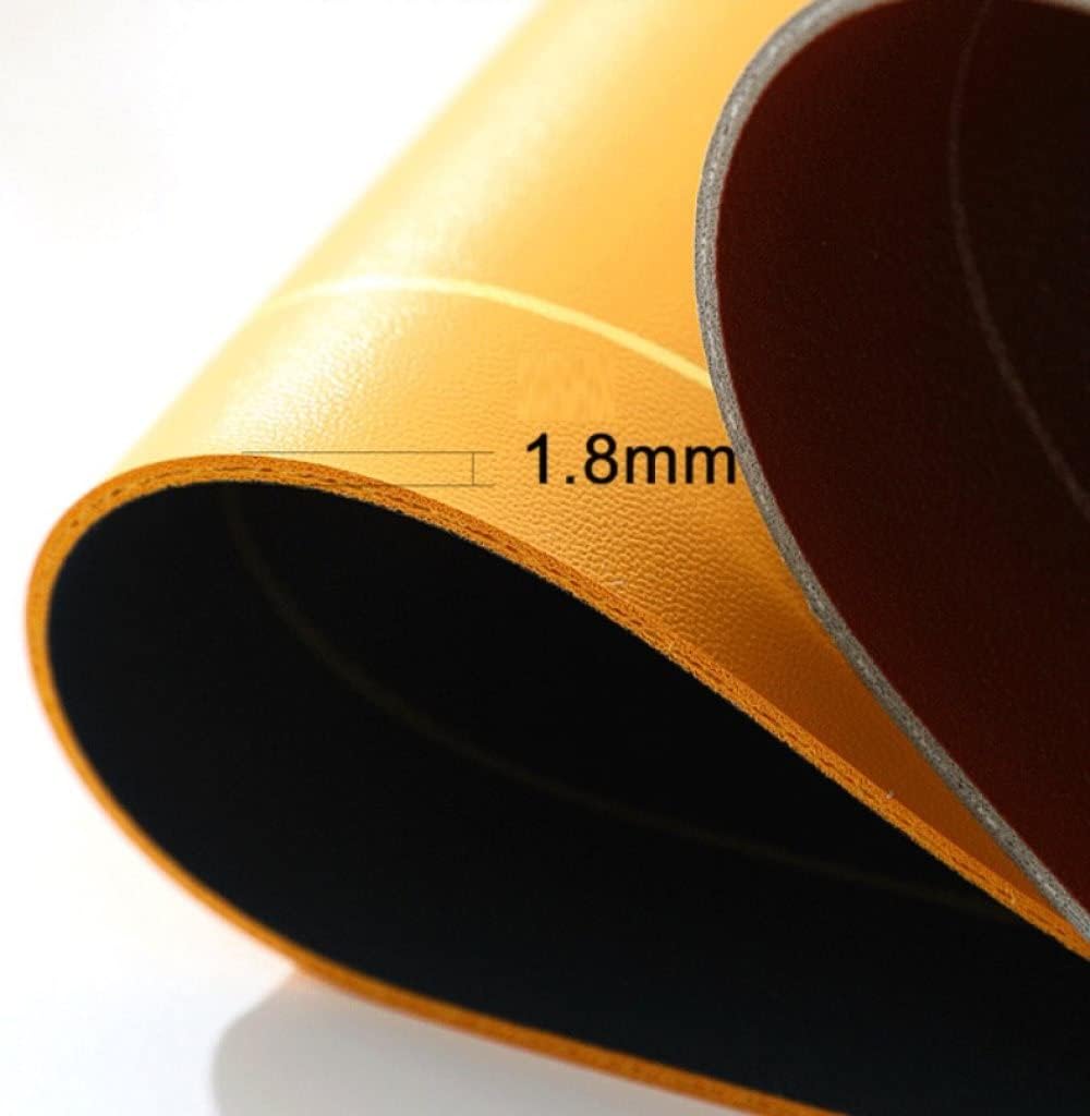 両面2色プレースマット 2枚セット 滑り止め お手入れ簡単 キッチンディナーマット、耐熱性 洗濯可能 長方形 フェイクレザー テーブ