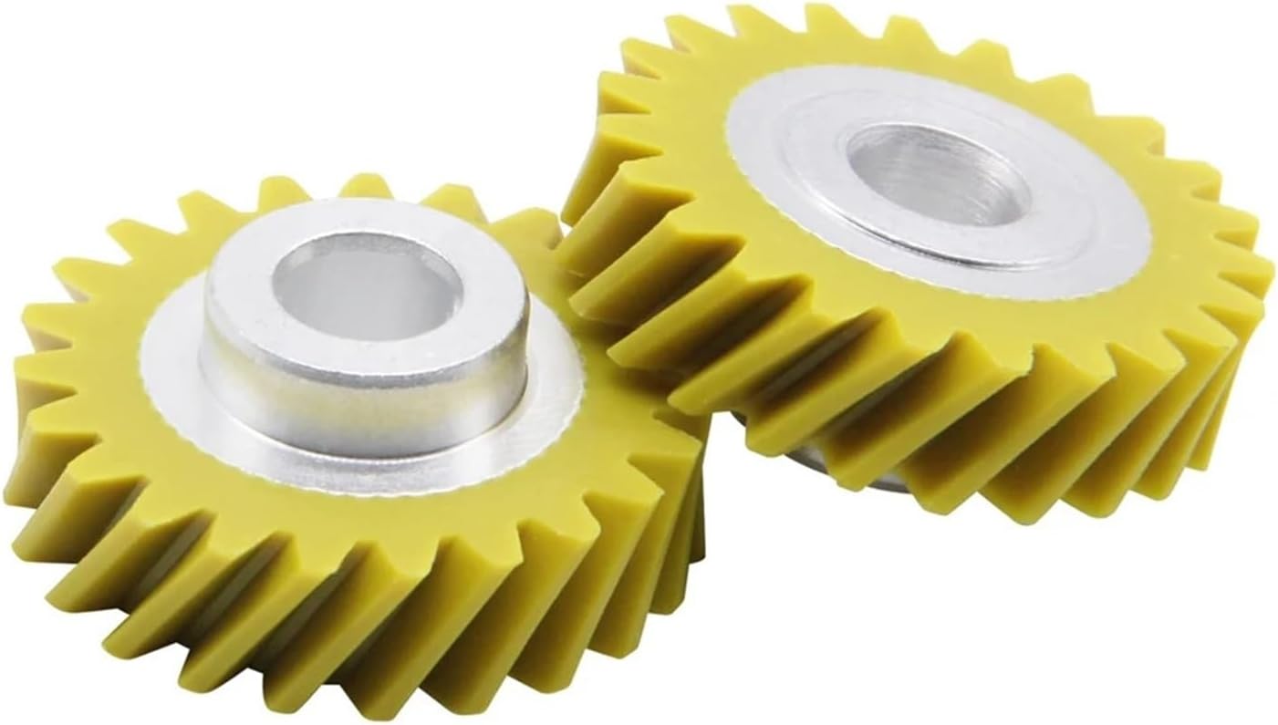 ALturn Mixer Worm Gear Carbon Brushes ，Compatible for KitchenAid 5K45SS 5K5SS W10112253 4162897 W10380496，Mixers Replace Parts