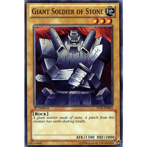 YSYR-EN003 1st Ed Giant Soldier of Stone Common Card Yugi Reloaded Yu-Gi-Oh Single Card