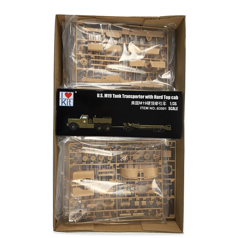 TOUCAN RC HOBBY Trumpeter 63501 - Carro armato in plastica per trattore americano M19, scala 1/35, per bambini dai 15 anni in su