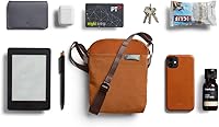 Vista 7 de Bellroy City Pouch (bolsa cruzada, lector electrónico o tableta pequeña, cartera, gafas de sol, teléfono), Bronce, Tamaño único