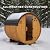 Backyard Discovery Paxton 2-4 Person Traditional Cedar Outdoor Barrel Sauna with Electric Sauna Heater, Glass Door, Sauna Rocks, Dry Heat, Steam Sauna, LED Lights, Wi-Fi Panel, Sauna Accessories