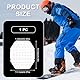 Gosknor 1 Set mit 3stk Snowboard-Stomppads, Schneeweiße Snowboard-Stomp Pads aus Kunststoff rutschfeste Snowboard-Griff-Stomp Pads Modulare Snowboard-Matte Perfektes Snowboard-Zubehör