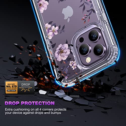 image for Diaclara Designed for iPhone 14 Pro Max Case 6.7’’, Full Body Rugg