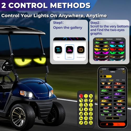 DITRIO Programmable Devil Eyes Light