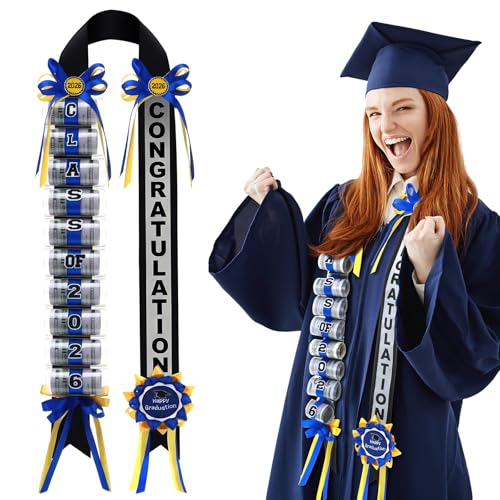 Lyrow Graduation Money Lei Class of 2026 Ribbon Lei Gift Graduation...