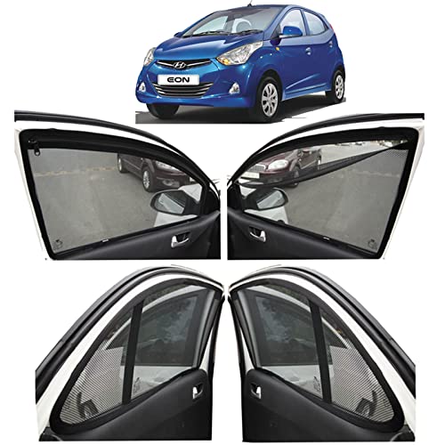 Image of AUTOFACT Magnetic Window Sunshade for Hyundai Eon -Set of 4 - with Zipper