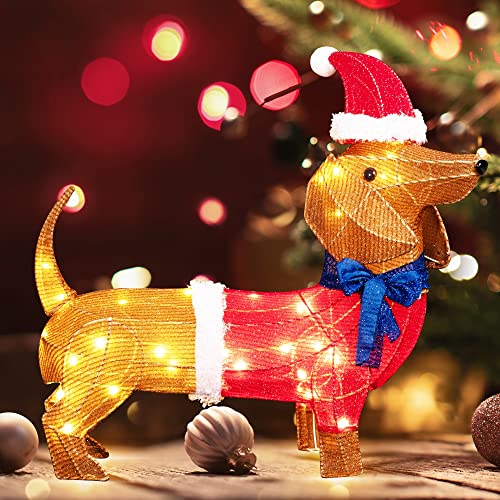 Shintenchi 1 Pack Christmas Lighted Balls, Outdoor/Indoor Hanging Christmas Decoration, Large Christmas Ball 15' 20' 25' Sphere Light for Holiday Decor, Yard, Lawn and Party