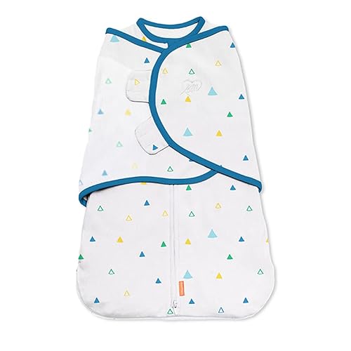 SwaddleMe Manta para crecer de 0 a 6 meses paquete de 1 gránulos triangulares para bebé crece con el bebé transición a dormir de brazos para