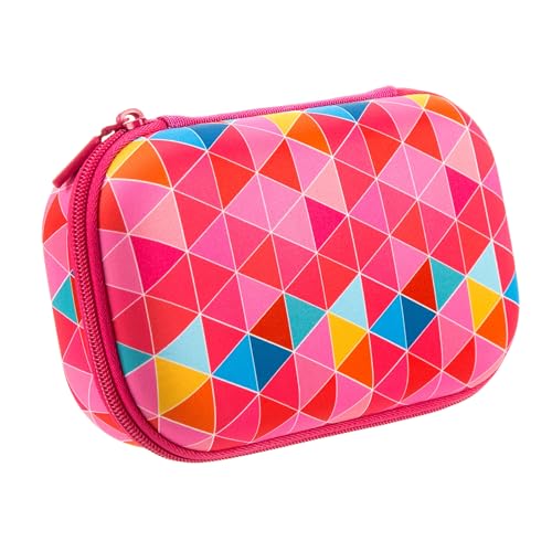 ZIPIT Pink Pencil Box for Girls | Pencil Case for School | Organizer Pencil Bag | Large Capacity Pencil Pouch