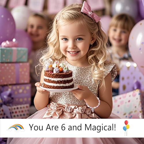 POTUS Unicorn Age 6 Bracelet Magical 6th Birthday Gift with Adjustable Size & Hypoallergenic Design2